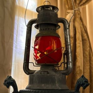 ✔️SOLD Antique 1936 Kirkman Wizard Oil Kerosene Lamp